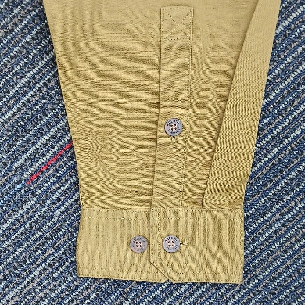 NWT DULUTH Canvas Coolmax FIRE HOSE RELAXED FIT long sleeve BROWN 3XL - Picture 9 of 10
